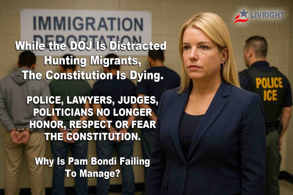 DOJ – Department of Justice, Pam Bondi DOJ - Pam Bondi